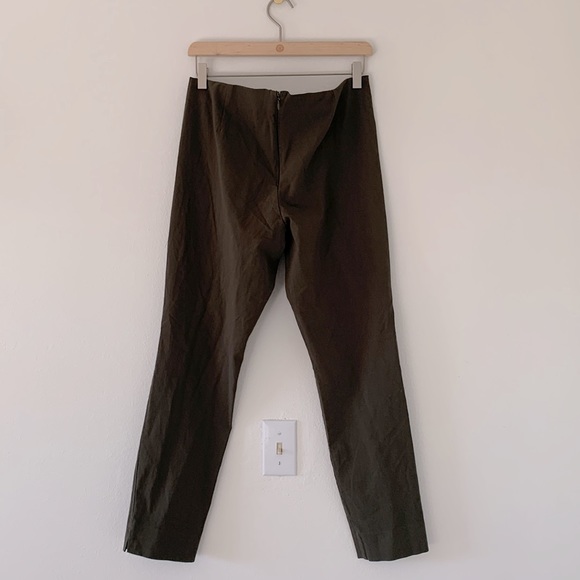 Who What Wear Olive Skinny Crop Stretch Pants - Picture 8 of 11